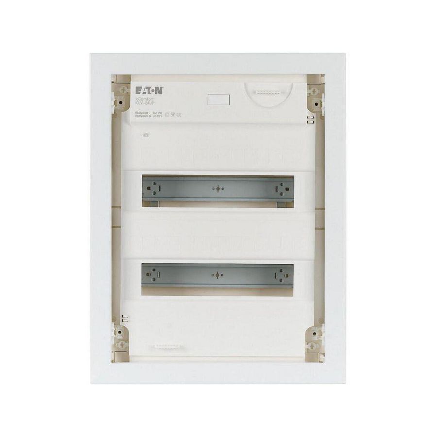 Inbouwverdeelkast KLV 24+4TE, IP30, RAL, deur RAL 9016 vlak, 2 rij, co Eaton