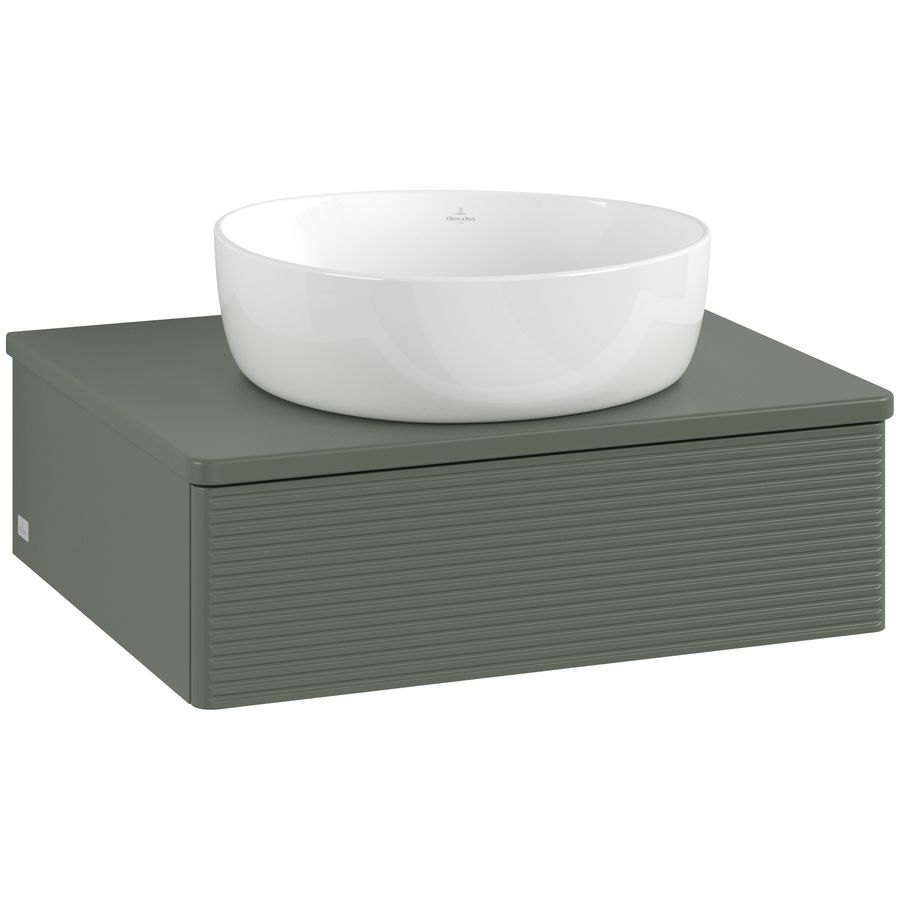 Wastafelonderkast Antao 600x190x500mm L.Green Matt Lacquer L07150HL