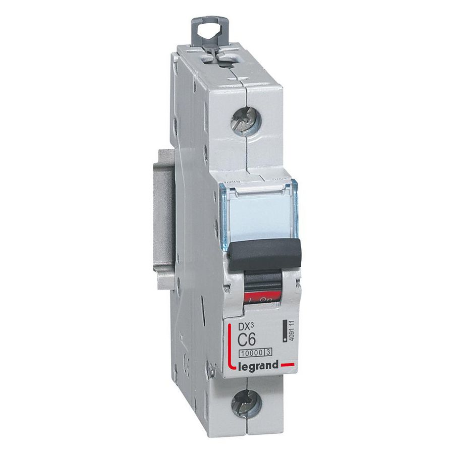 Installatieautomaat MCB DX³ 1-polig C-karakteristiek 6A 10000A