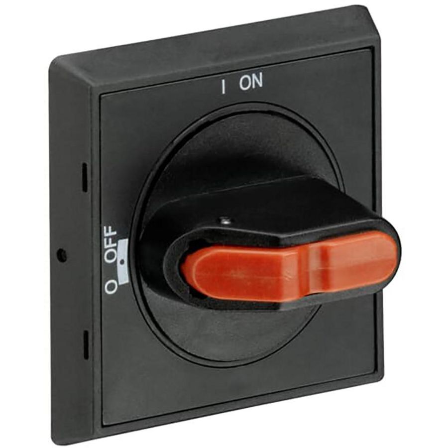 Bedieningsknop zwart IP65 vergrendelbaar tbv MS 116