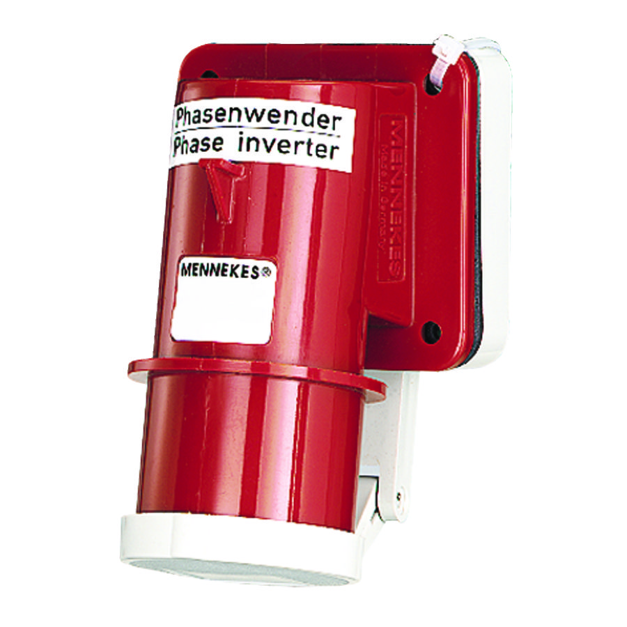 Toestelcontactstop 32A 5-polig  6H 400V IP44 fasenw