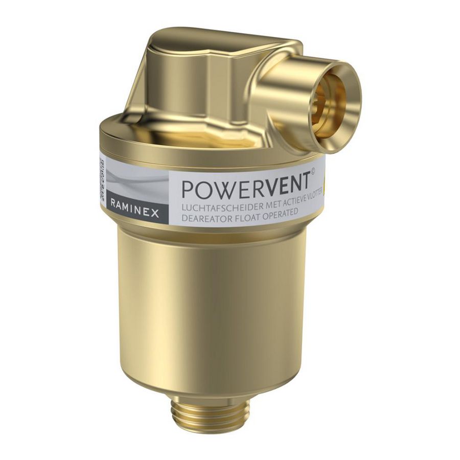 Vlotterontluchter POWERVENT TOP DN15 / 1/2" bt.dr.