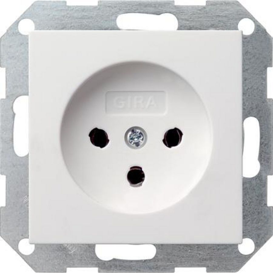 HNA-wandcontactdoos 10 A System 55 zuiver wit