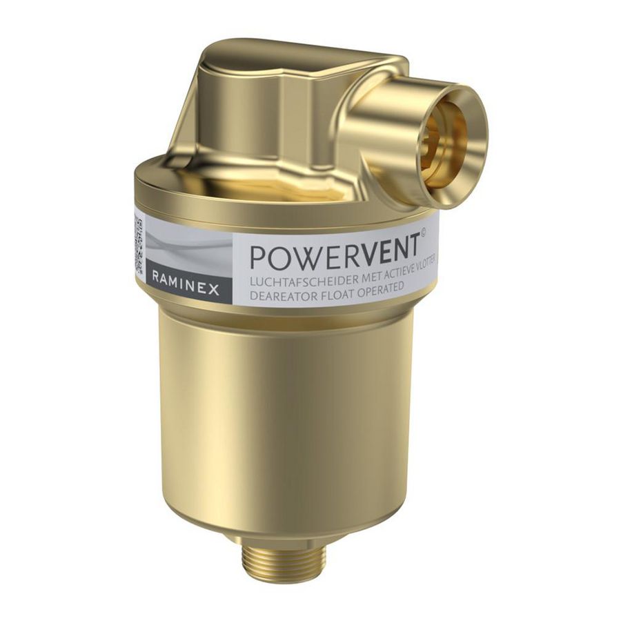 Vlotterontluchter POWERVENT TOP DN10 / 3/8"bt.dr.