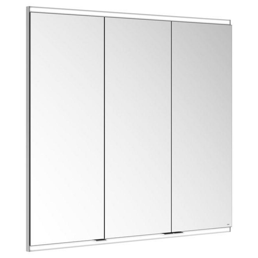 Spiegelkast inbouw DALI 1050x900x120mm zil.