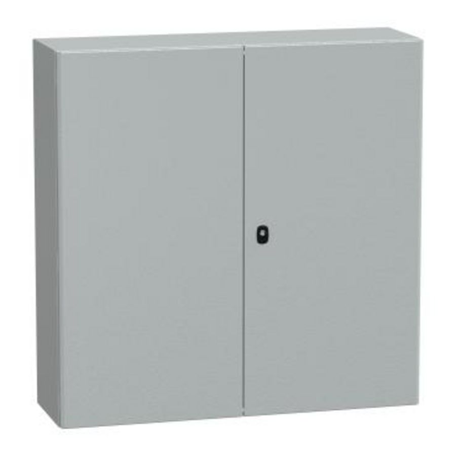 Kast Dubbele deur Montagepl 1000x1000x300mm IP55 Spacial S3D