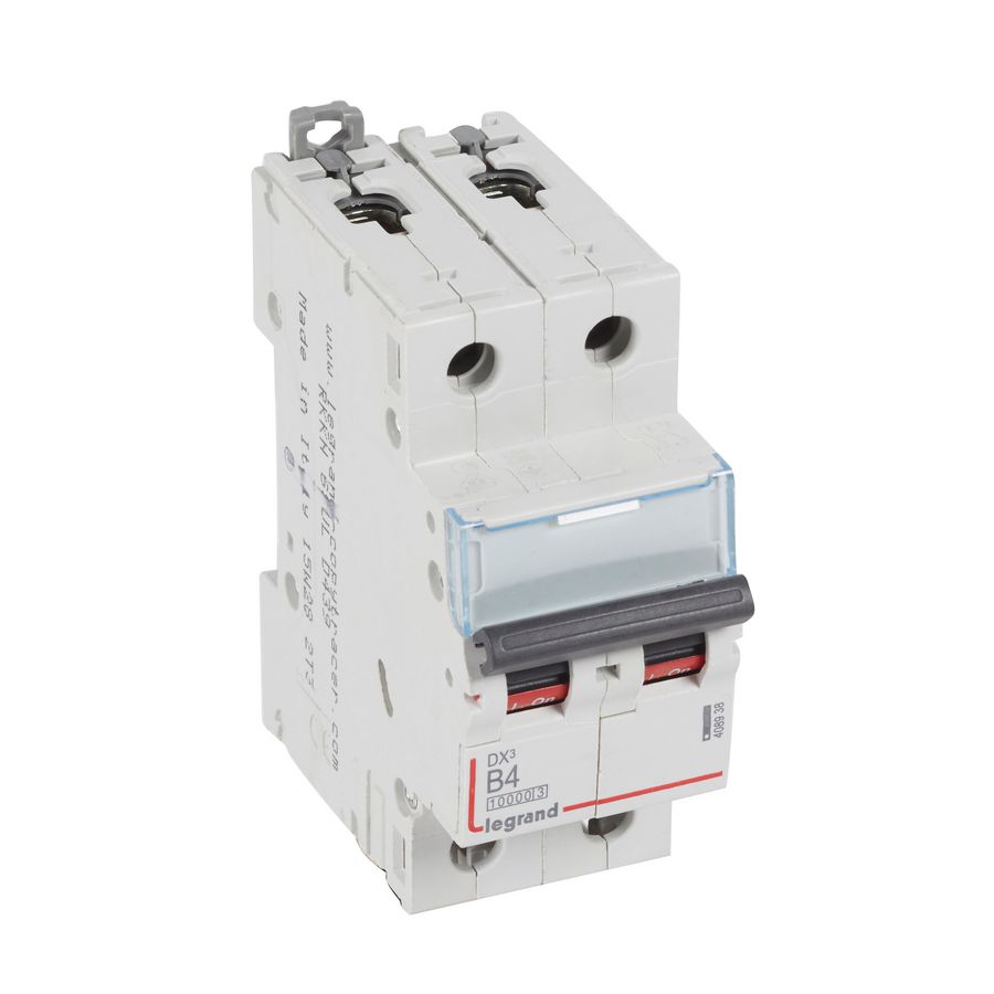 Installatieautomaat MCB DX³ 2-polig B-karakteristiek 4A 10000A