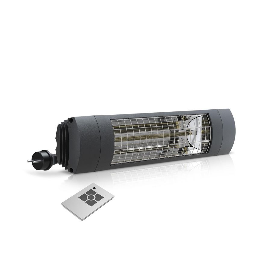 EXO COMFORT infraroodstraler 1800W incl handzender Zwart