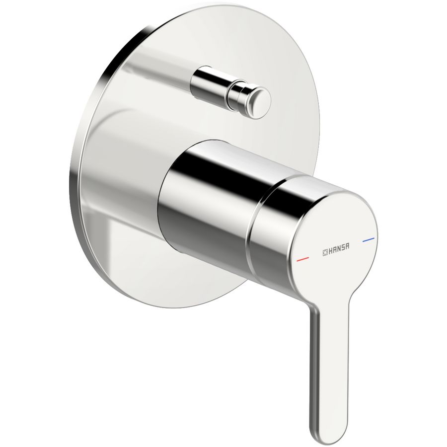 Afb.dl. 1-hendel mengkraan l omstel. rozet D130mm HANSADESIGNOSTYLE