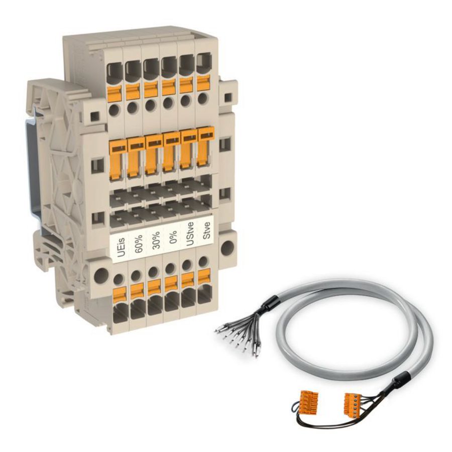 Test-scheidingsklem PUSH IN beige 8000177105