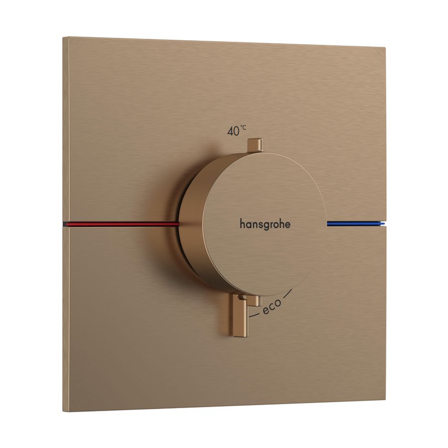 ShowerSelect Comfort E thermostaat afbouwdeel tbv inbouw Brushed Bronze