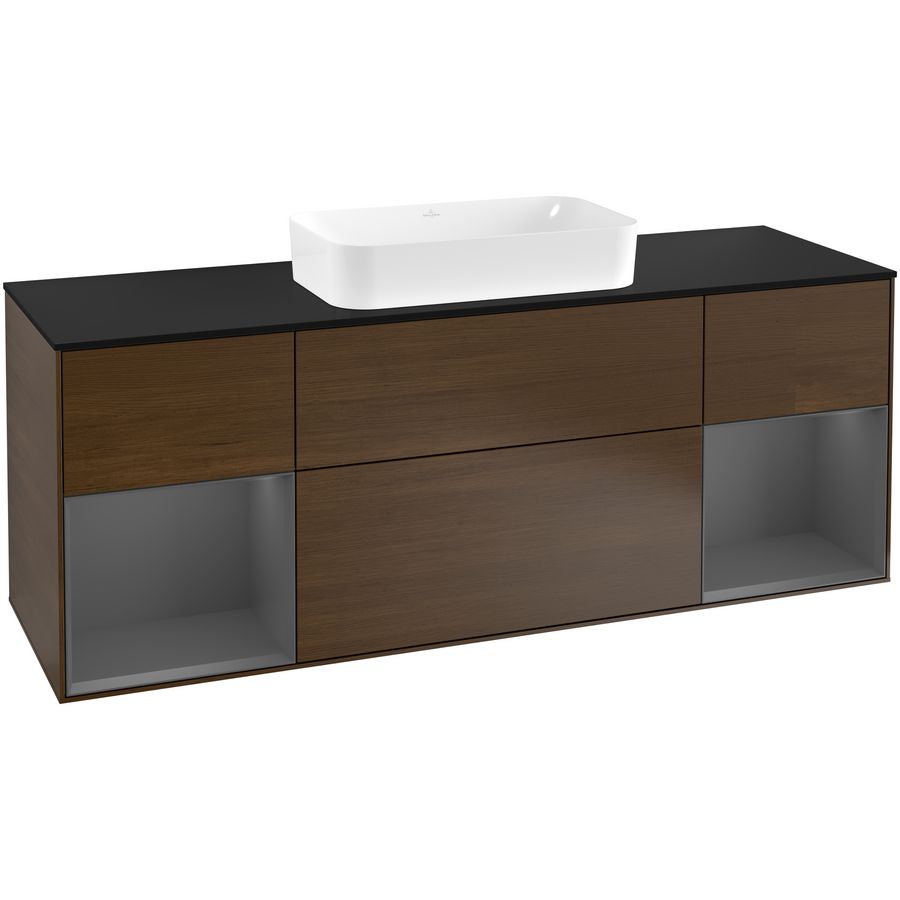 Wastafelonderkast Finion 1600x603x501mm W.Veneer G332GKGN