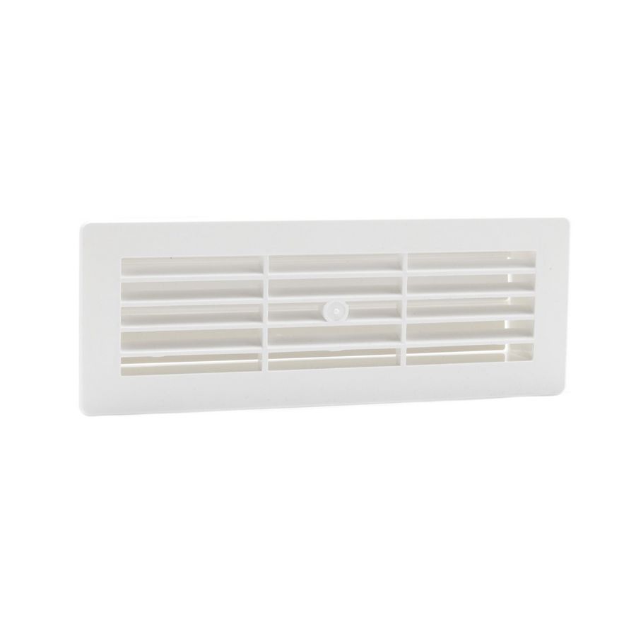 Lamellenrooster 2 lamellen 204x60mm wit