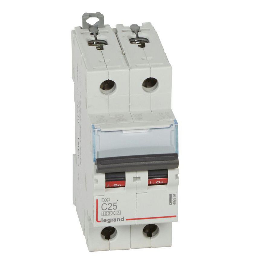 Installatieautomaat MCB DX³ 2-polig C-karakteristiek 25A 10000A