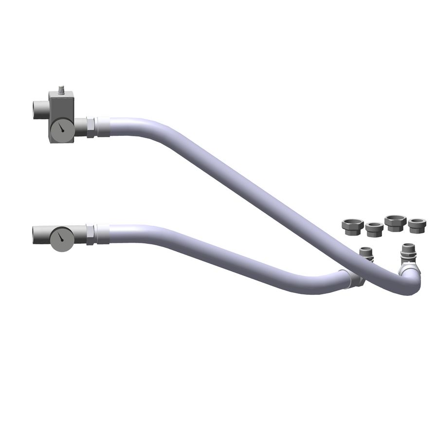 Connection kit plate heat exch