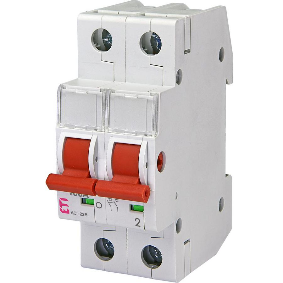 Hoofdschakelaar SV2100 100A 2 mod. 2-polig SV