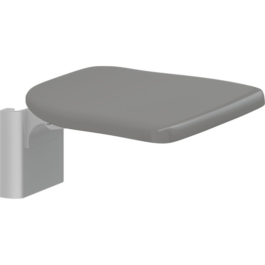 Opklapbaar zitje verstelbaar wandrail 320mm PLUS antraciet