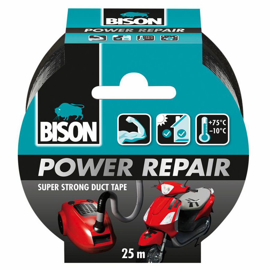 Power Repair Tape 25m zwart VVE=6