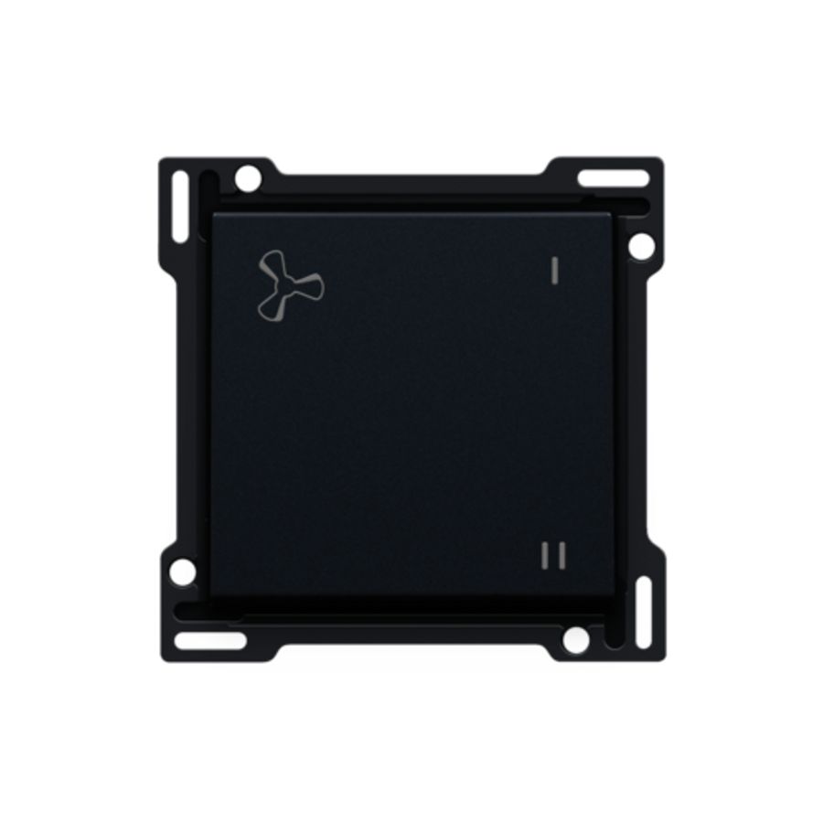 Afwerkingsset mechanisch gecontr. ventilatiebed. black