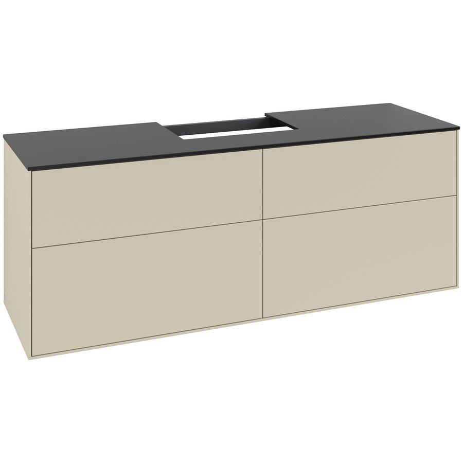 Wastafelonderkast Finion 1600x603x501mm S.Grey Matt Lacquer F19200HJ