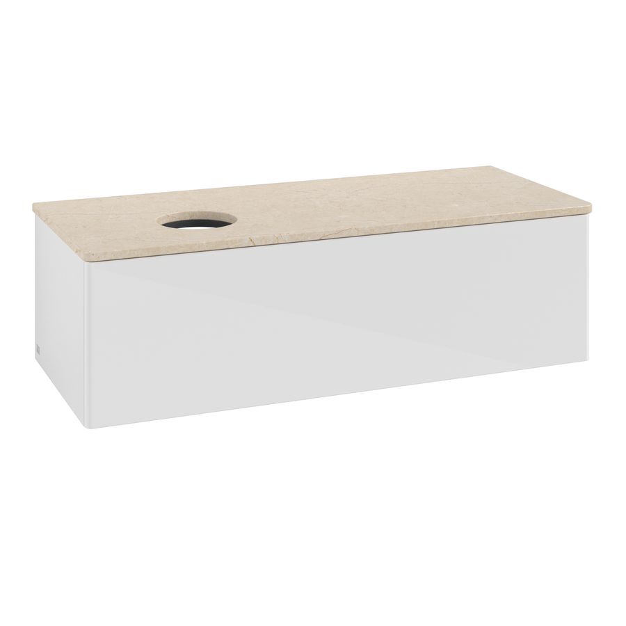Wastafelonderkast Antao 1200x360x500mm G.White.L K33013GF