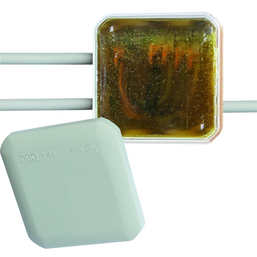 Giethars aftakdoos OBO/T100/WAGO/CG