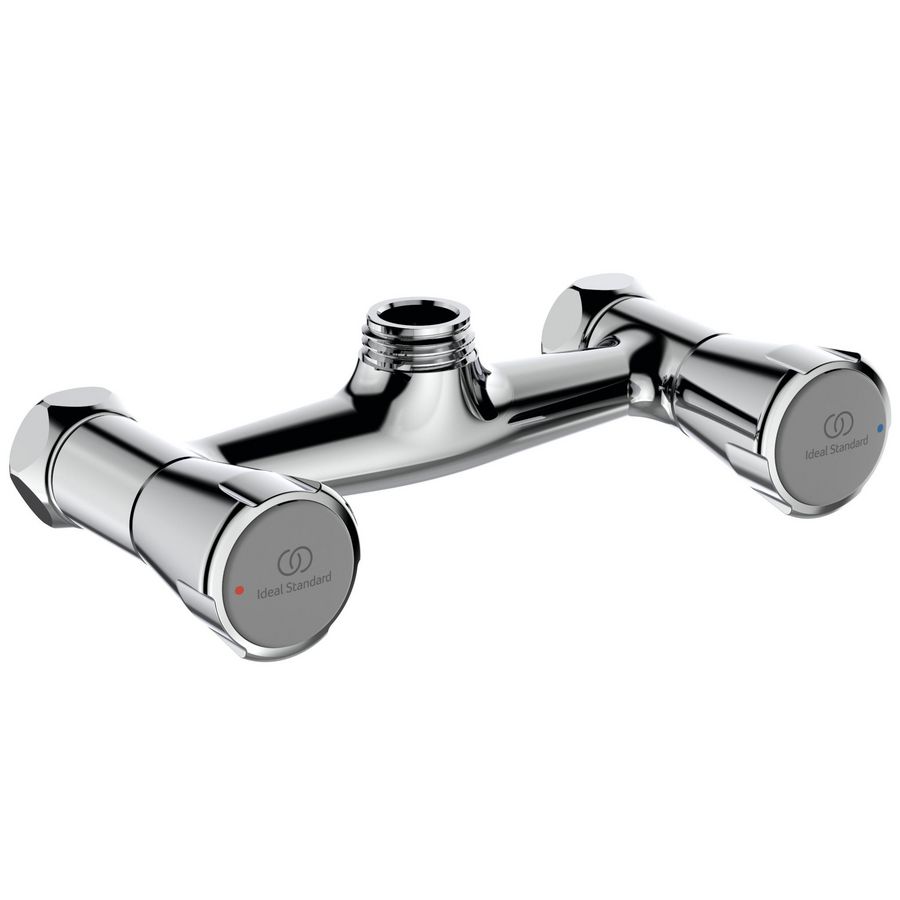 Nimbus II MessingEco wandkraan chroom hoh 150mm excl. uitloop excl. S-koppelingen