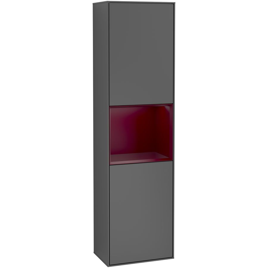 Hoge kast Finion 418x1516x270mm Antr. Matt Lacquer F460HBGK