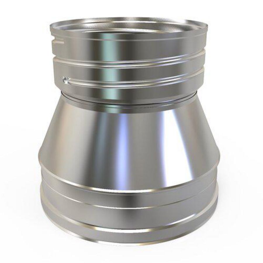 DW Ø80mm Koppelstuk naar flex Ø80mm