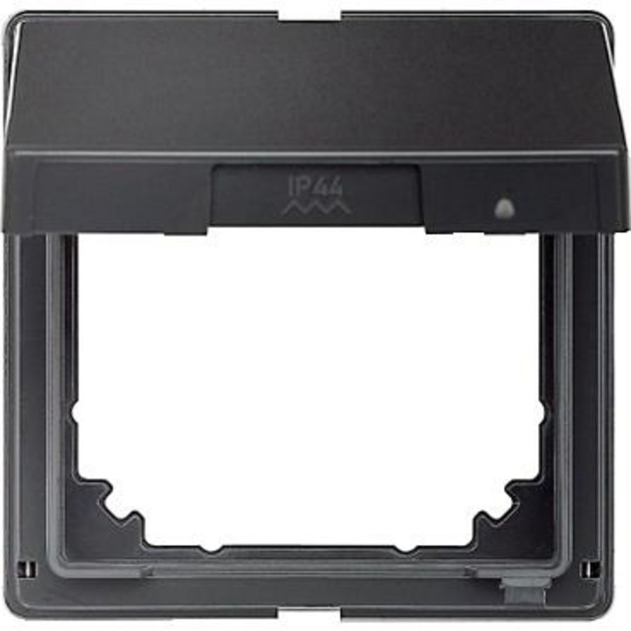Intermediate ring hinged lid Merten HD Aquadesign anthracite