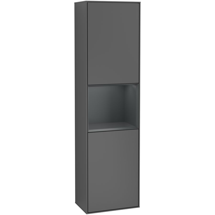 Hoge kast Finion 418x1516x270mm Antr. Matt Lacquer F460HGGK