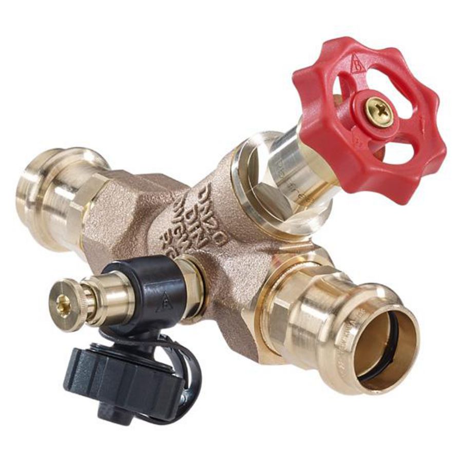 Vrijstroomafsluiter 28x28mm brons Viega Profipr 270550