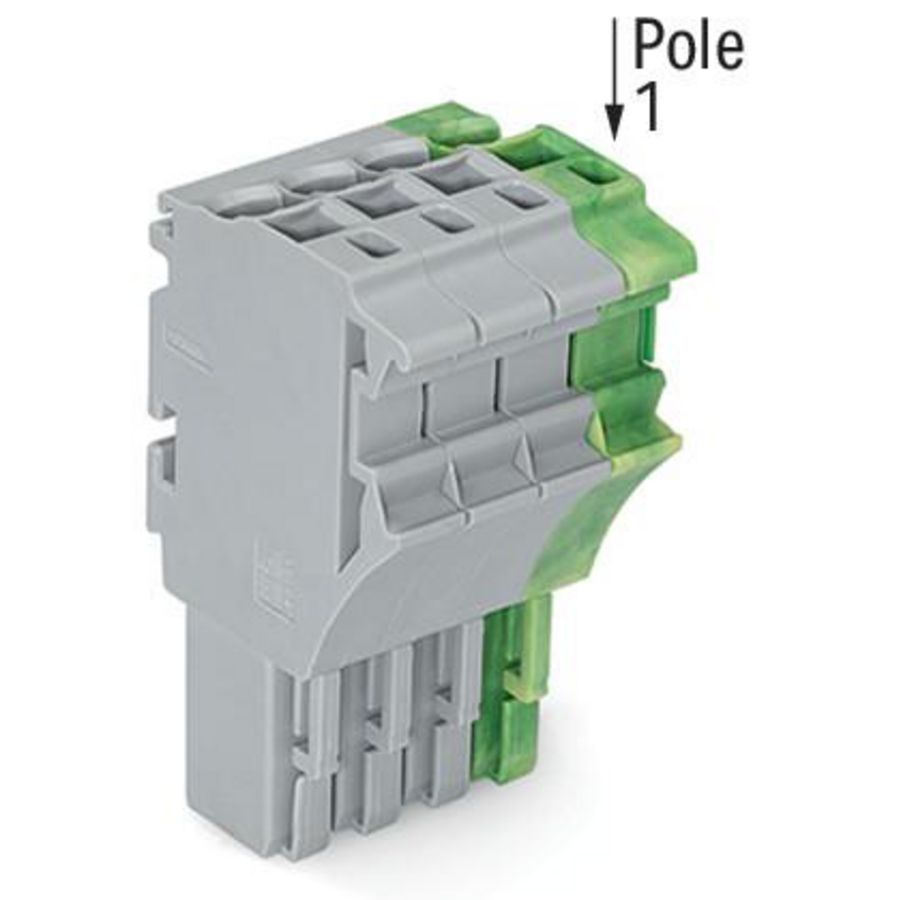 1-draads FE steker 4mm² 2022-104/000-036 VVE=100