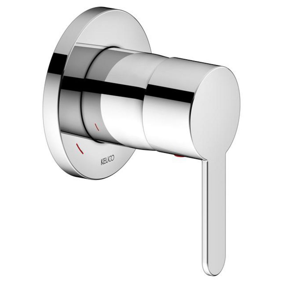 1-hendel mengkraan OPBOUW DN15 rozet rond IXMO Flat verchrd