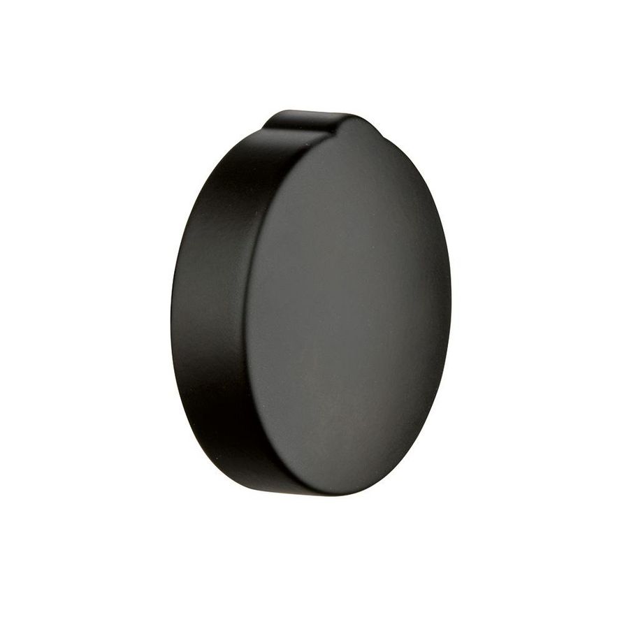 Knop TeK mess. 71x25mm mat zwart voor badafvoercomb serie 06