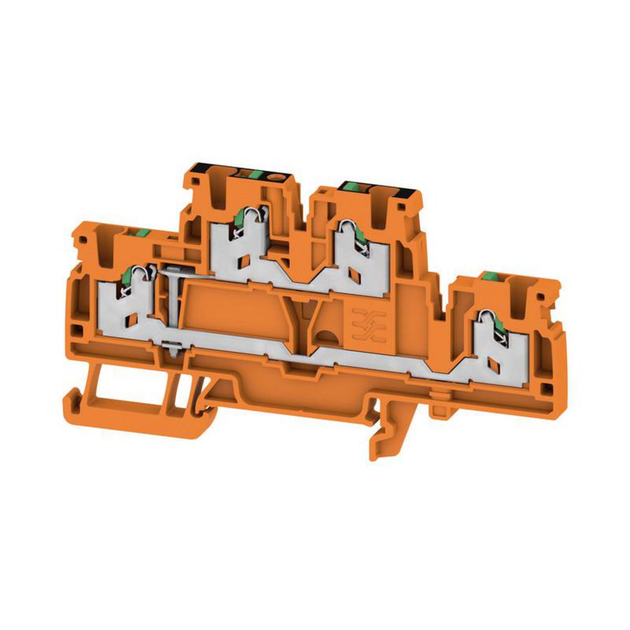 Doorvoerklem SNAP IN oranje 2.5mm² 800V N 2902450000 VVE=50