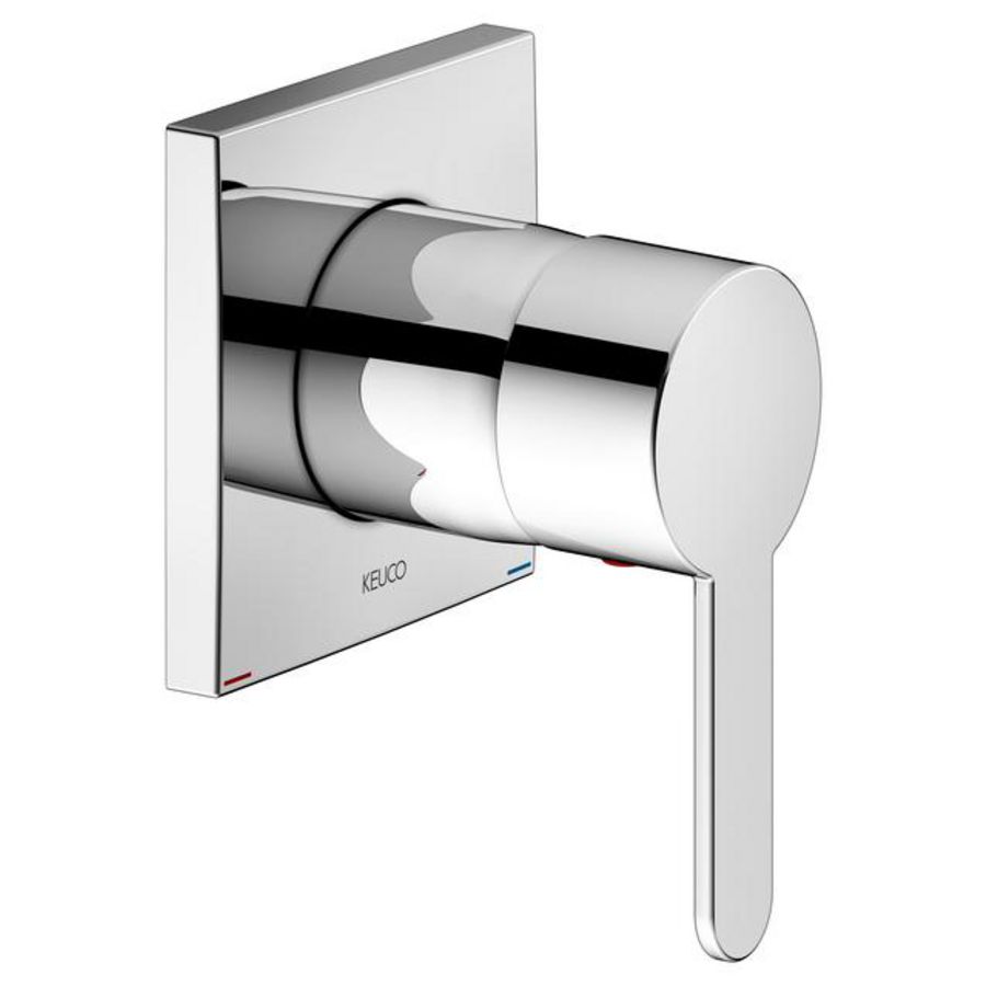 1-hendel mengkraan OPBOUW DN15 rozet vierkant IXMO Flat verchr