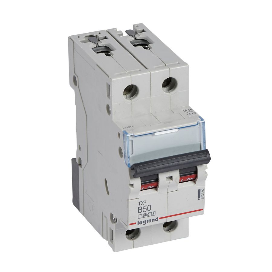 Installatieautomaat MCB TX3 2-polig B-karakteristiek 50A 6000A