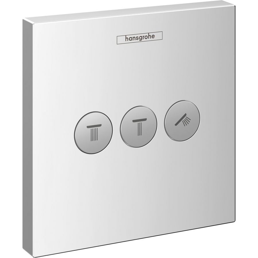 Afbouwdeel Shower Select inbouw stopkraan tbv 3 functies chroom