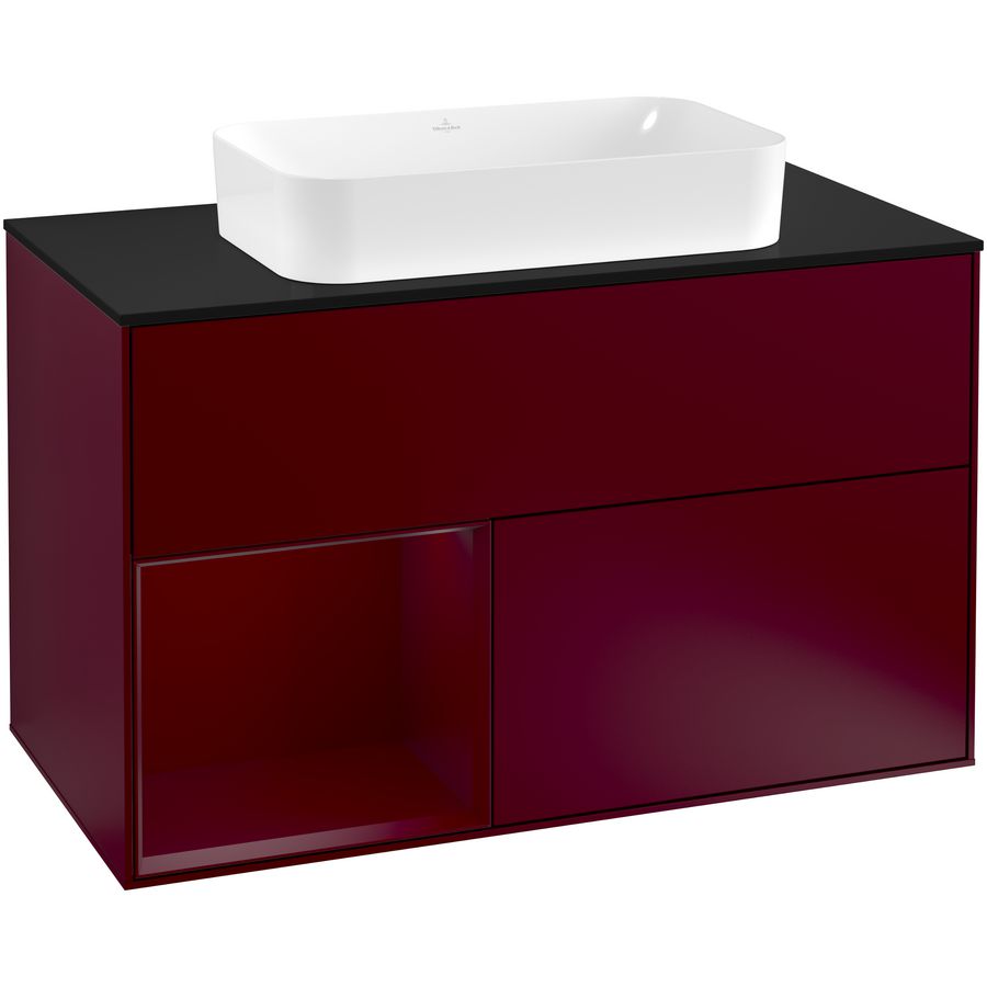 Wastafelonderkast Finion 1000x603x501mm Peony Matt Lacquer G242HBHB