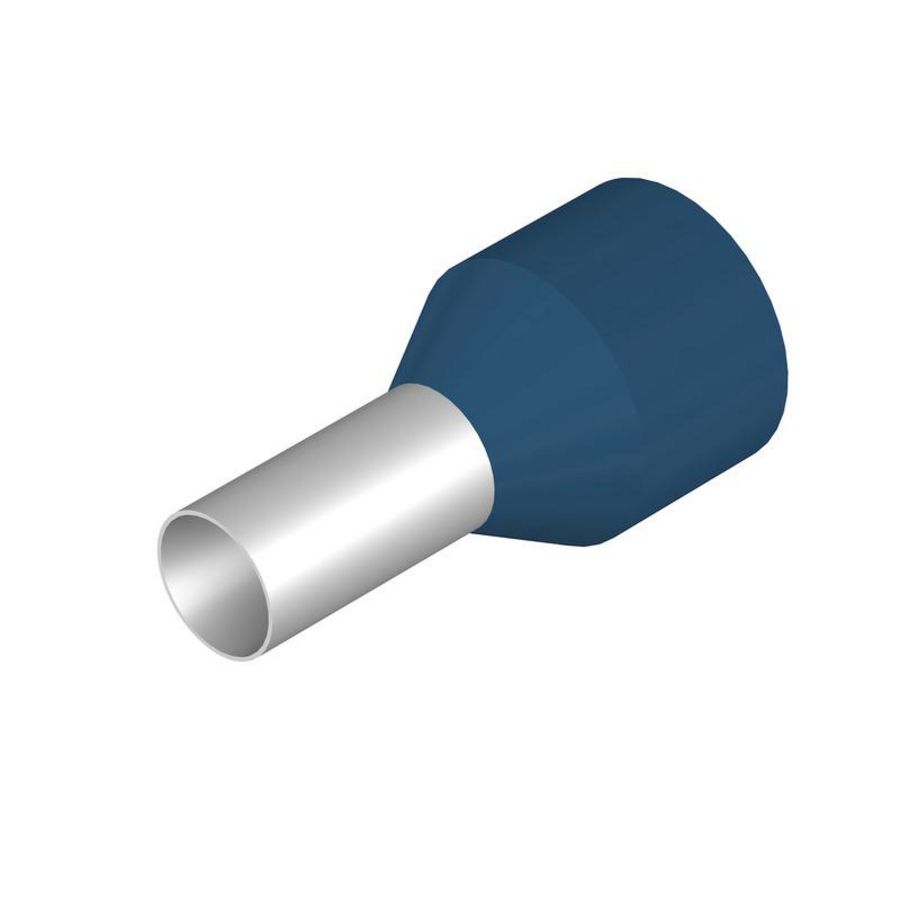 Adereindhuls 16mm² Stripping l: 26mm blauw VVE=100