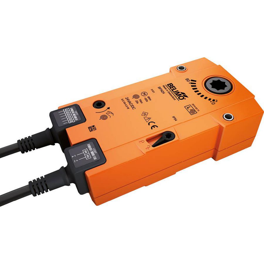 Brandklepaandrijving 9 Nm AC 230V open/dicht 60s 2xEPU IP54