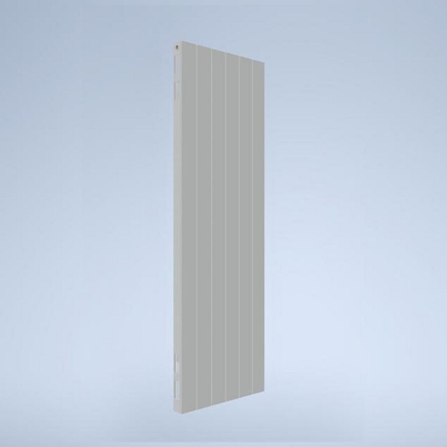 Designradiator VIOLA V2-ZB-A 477x2000mm RAL9016 wit aansluiting LM