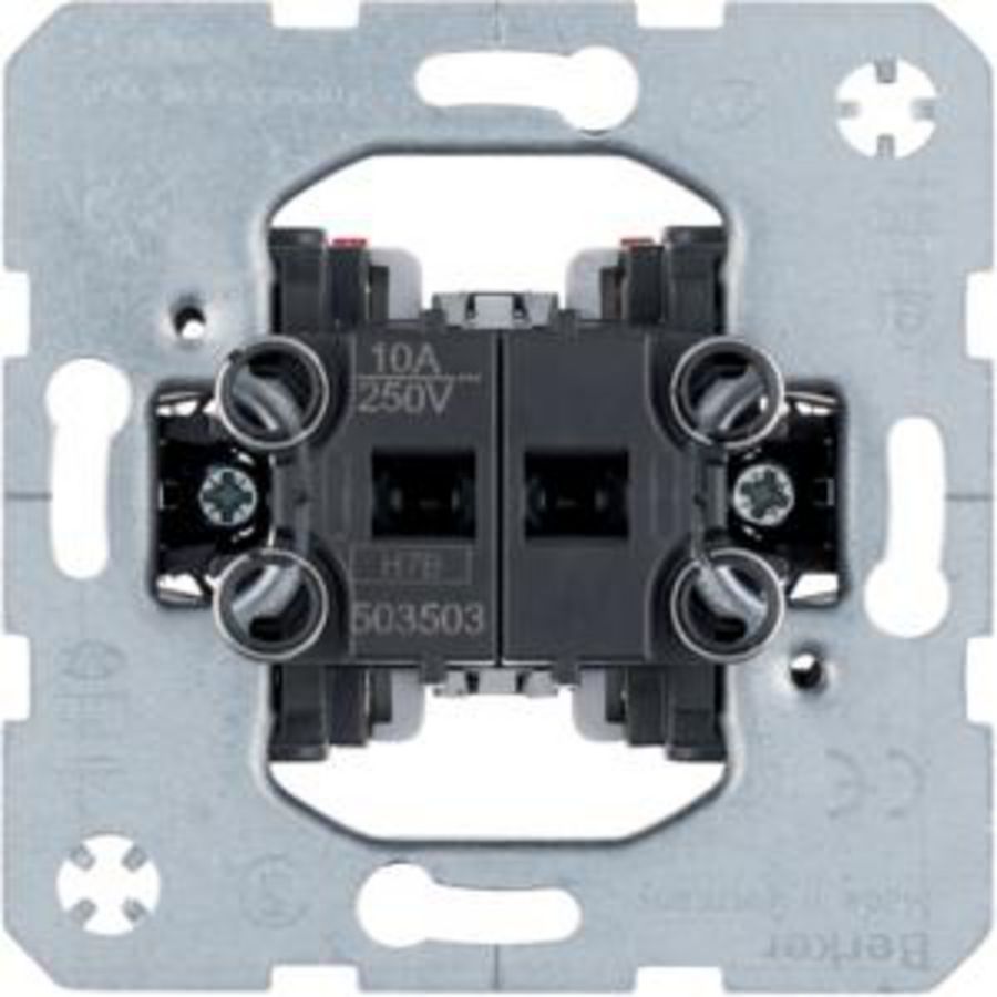 Seriepulsdrukker 2 maakcontacten gescheiden ingang