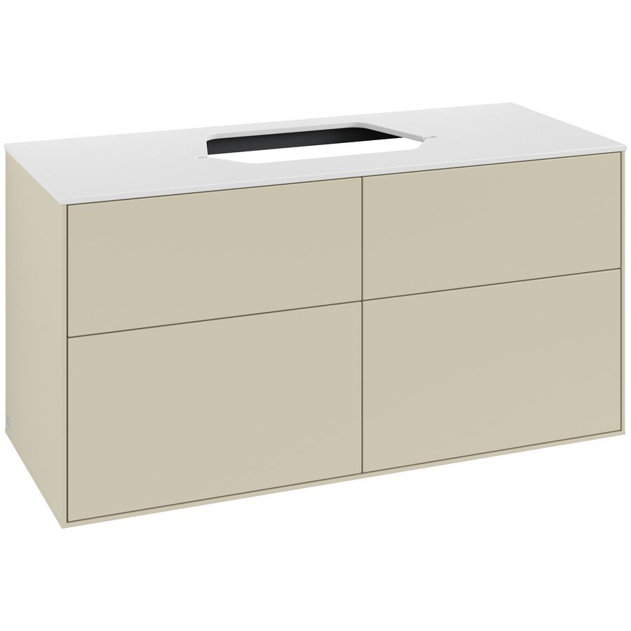 Wastafelonderkast Finion 1200x603x501mm S.Grey Matt Lacquer G38100HJ