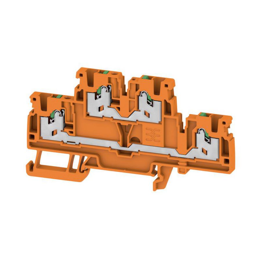 Doorvoerklem SNAP IN oranje 2.5mm² 800V N 2902400000 VVE=50