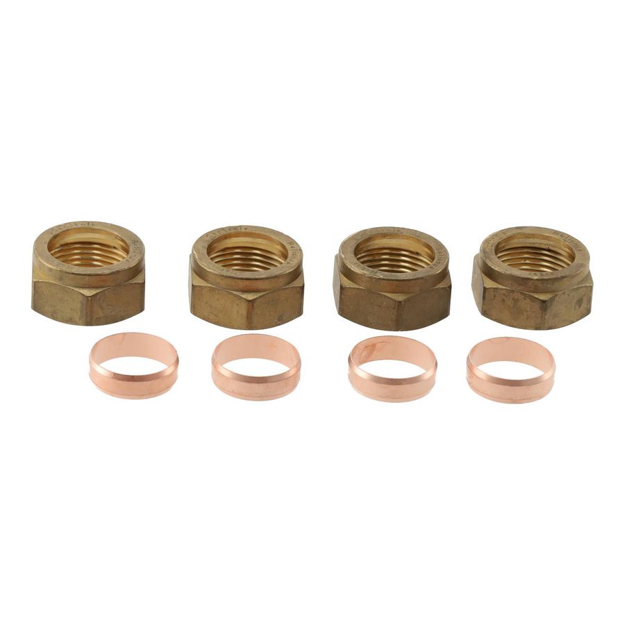 4x knelfittingen (diameter 22mm)