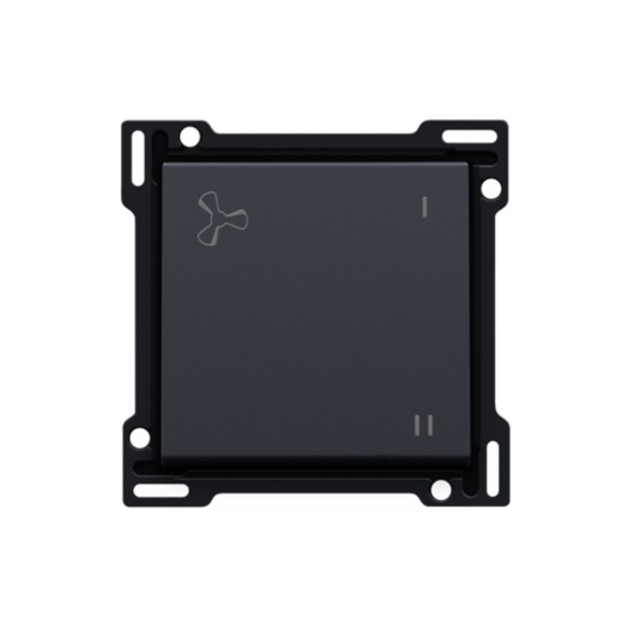 Afwerkingsset mechanisch gecontr. ventilatiebed. anthracite