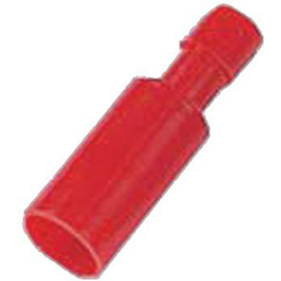 Voll. geisoleerd rondsteker 0,5-1mm² steker 4mm VVE=100