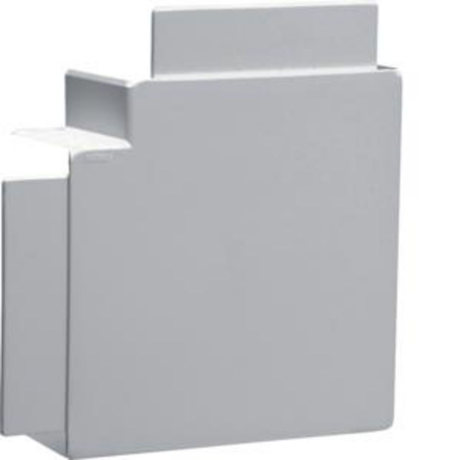 Vlakke hoek voor goot 60x130mm FB grijs